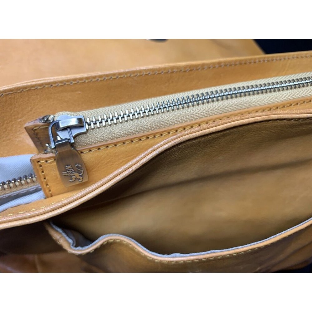 Pratesi Firenze Satchel Convertible Shoulder Bag Italian Calf Leather Co… - Picture 8 of 12